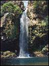 Waterval plaats met veel negatieve ionen